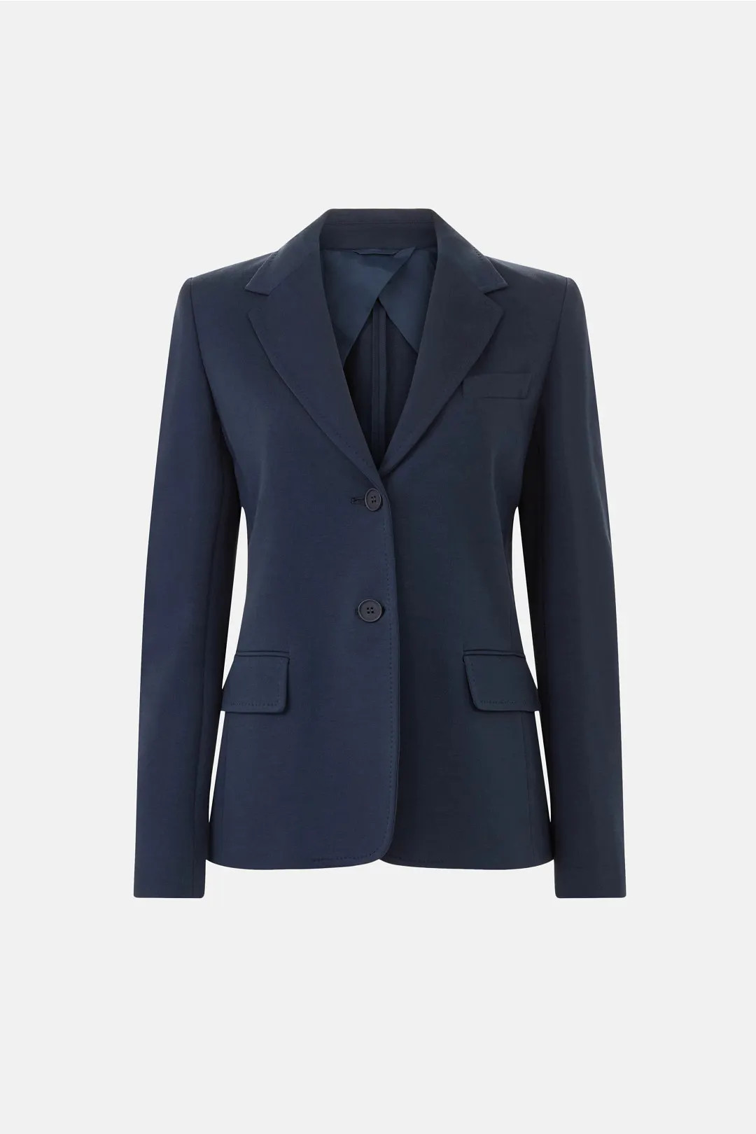 Navy Jersey Blazer | Rent the Runway