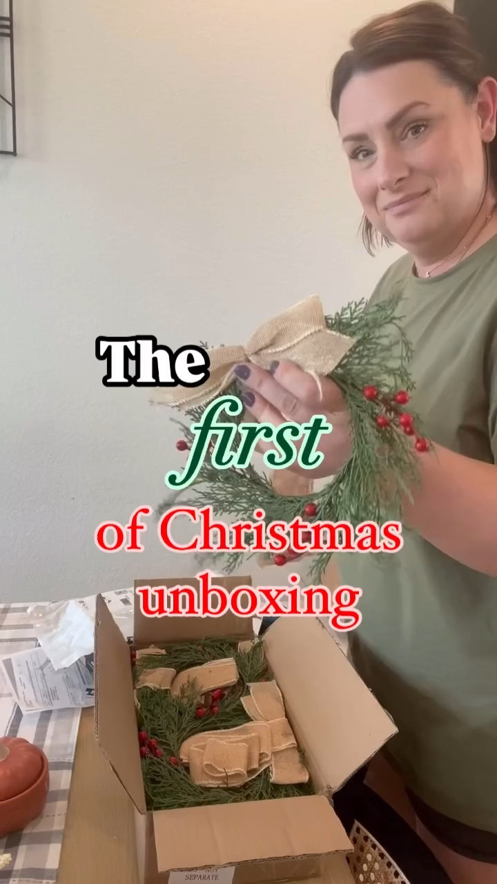 Who else has started decorating for Christmas? 🎄 I couldn’t resist bringing out these adorable mini wreaths! Perfect for adding a festive touch to kitchen cabinets, windows, and doors—just the right size and so cute with that plaid bow! Are you team early decorator, or do you wait until after Thanksgiving? Let me know below!  Comment “wreath” below!

#ChristmasDecor #HolidayWreaths #FestiveHome #ChristmasDecorating #HolidayVibes #EarlyDecorator #HomeForTheHolidays #AmazonFinds #MiniWreaths #HolidayInspo