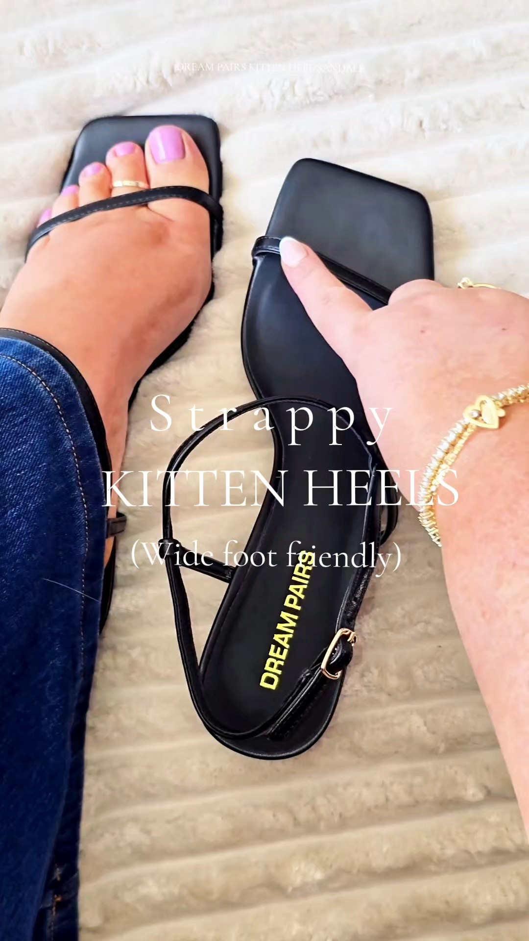 Wide feet friendly & comfy strappy Kitten heels

#LTKootd #LTKPlusSize #LTKMidsize
