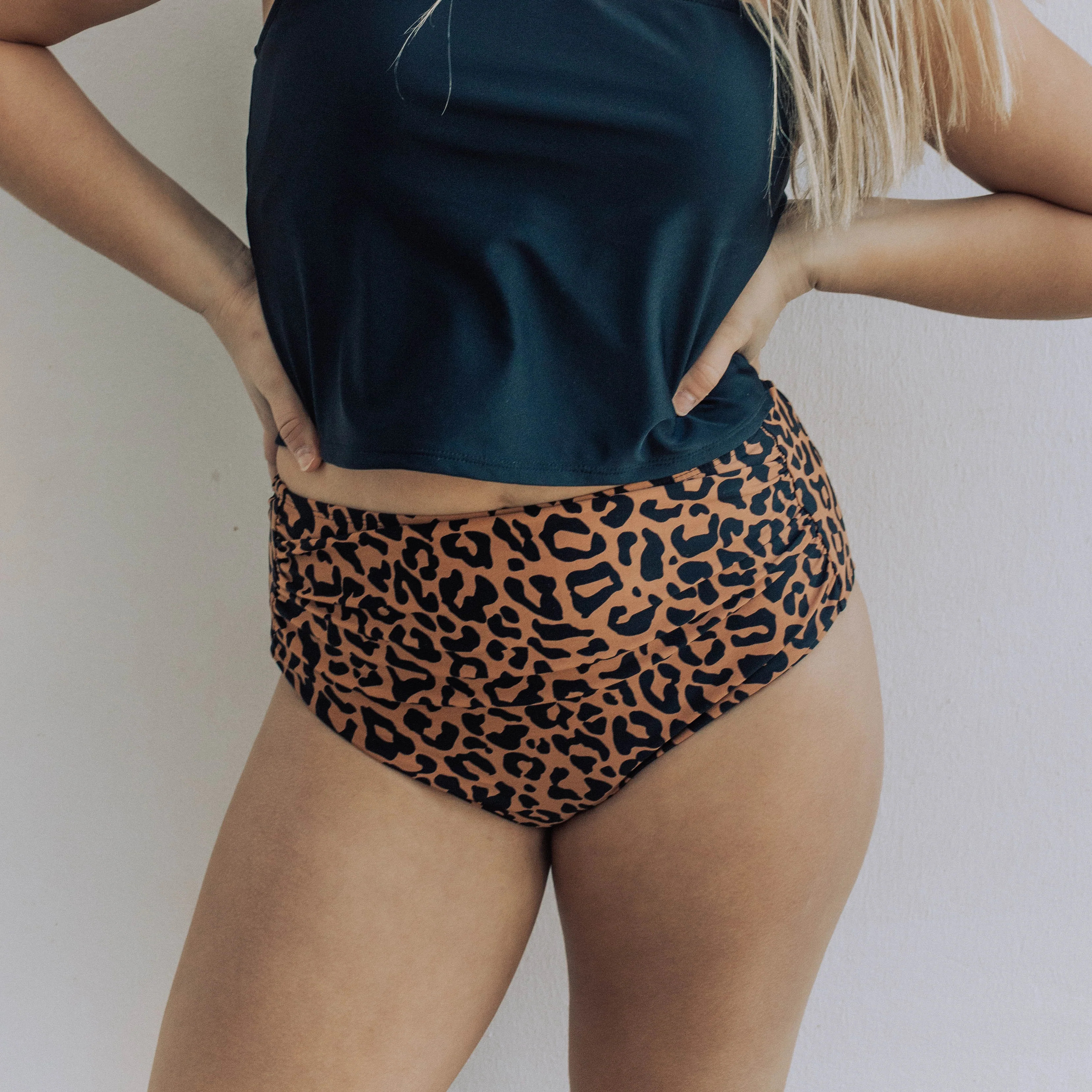 Barefoot Bottom | Leopard Print | Final Sale Small | Coral Reef Swim