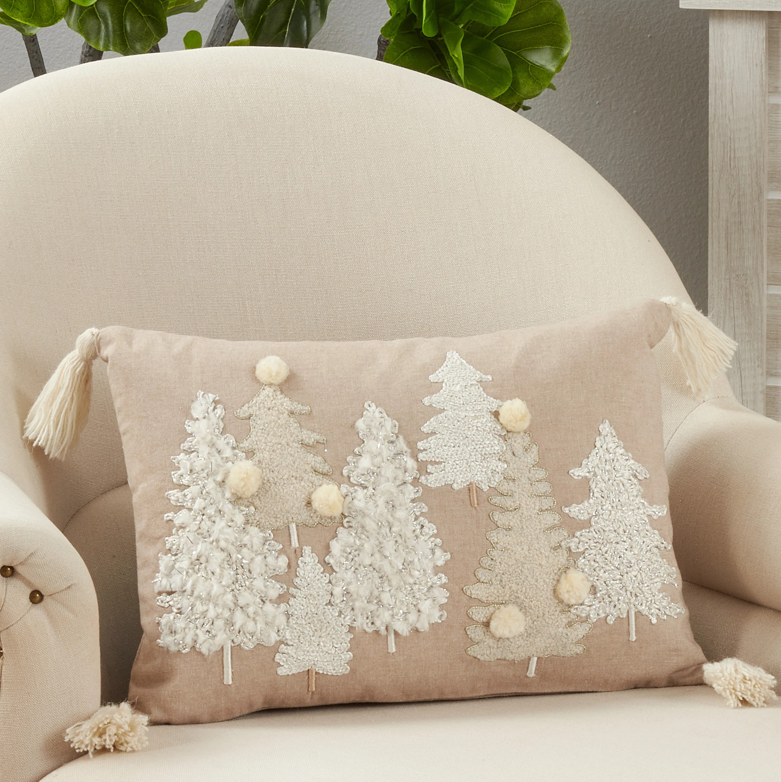 Evangelina Embroidered Cotton Pillow Cover | Wayfair North America