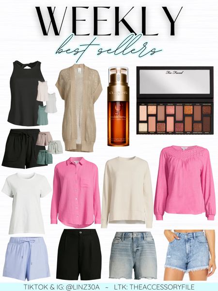 This past week’s best sellers!

Anti-aging serum, eyeshadow palette, workout outfit, gym outfit, athleisure wear, viral Walmart sweatshirt, athletic shorts, slub tee, denim shorts, jean shorts, cloth button down, swim cover-up, crochet cover-up layering piece, spring fashion, spring outfit, summer fashion, summer outfit, vacation outfit, spring break outfit 

#LTKSeasonal #LTKfindsunder50 #LTKbeauty