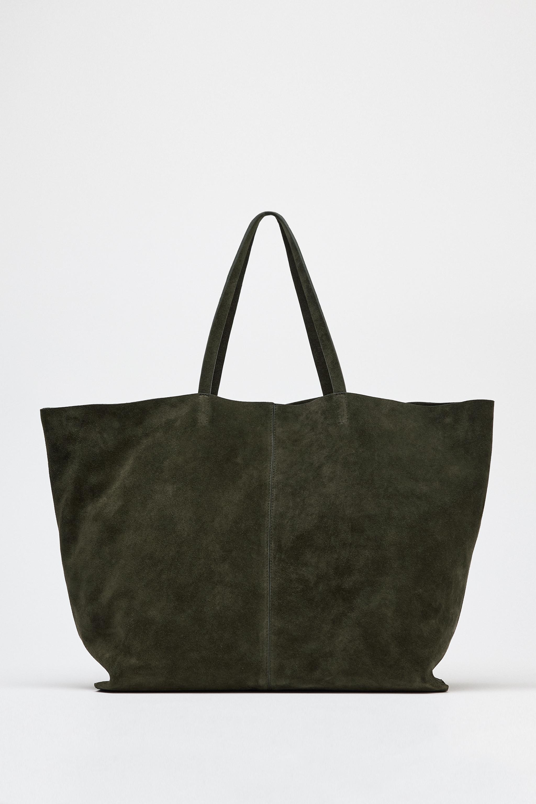 SUEDE MAXI TOTE BAG | Zara UK