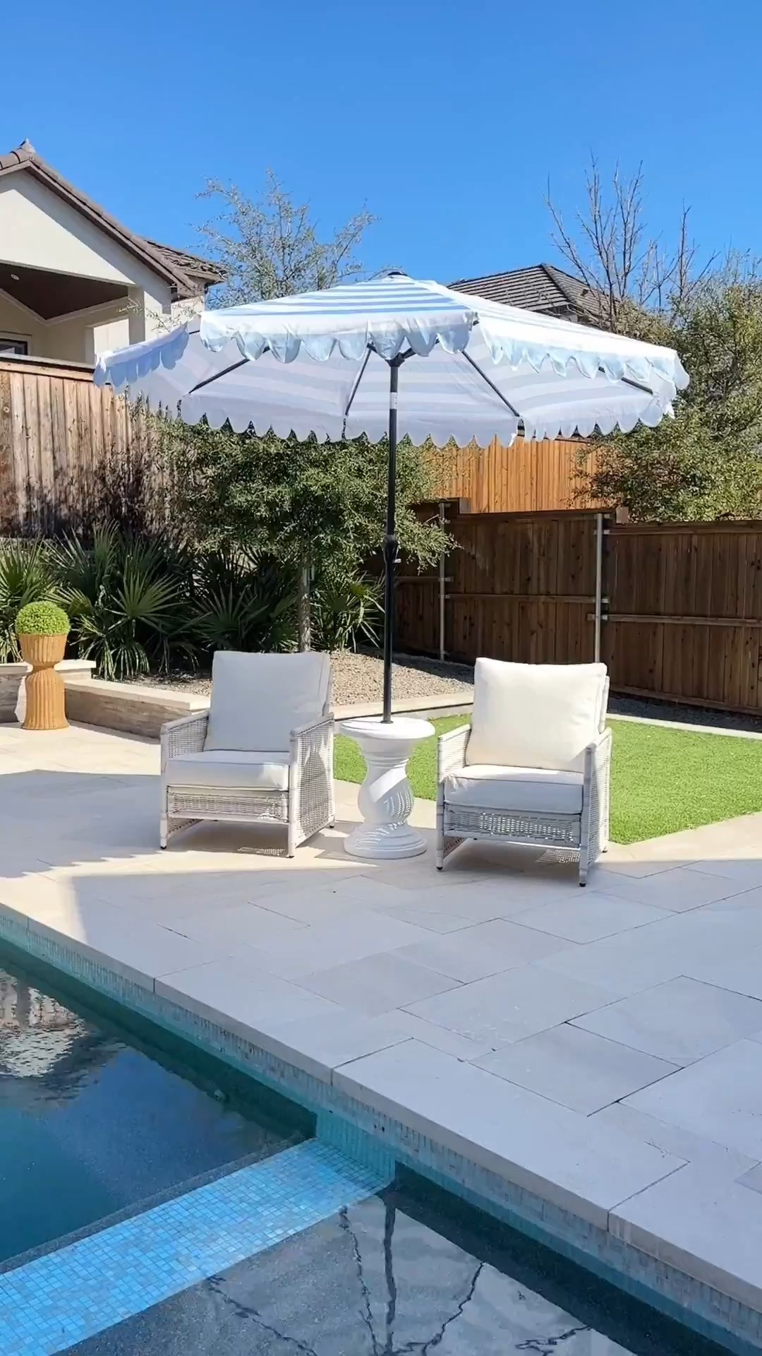 Clearance ‼️ outdoor wicker chair set on sale for $256! Serena and Lily look for less 🤍 patio furniture 