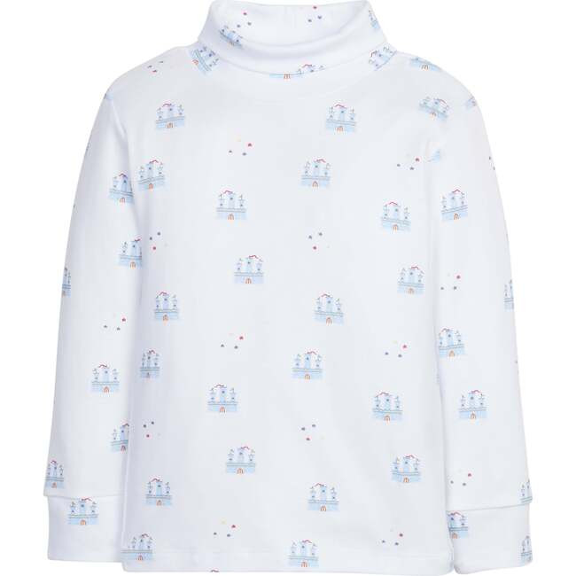 Little English | Printed Turtleneck Top, Forts (Multicolor, Size 4Y) | Maisonette | Maisonette