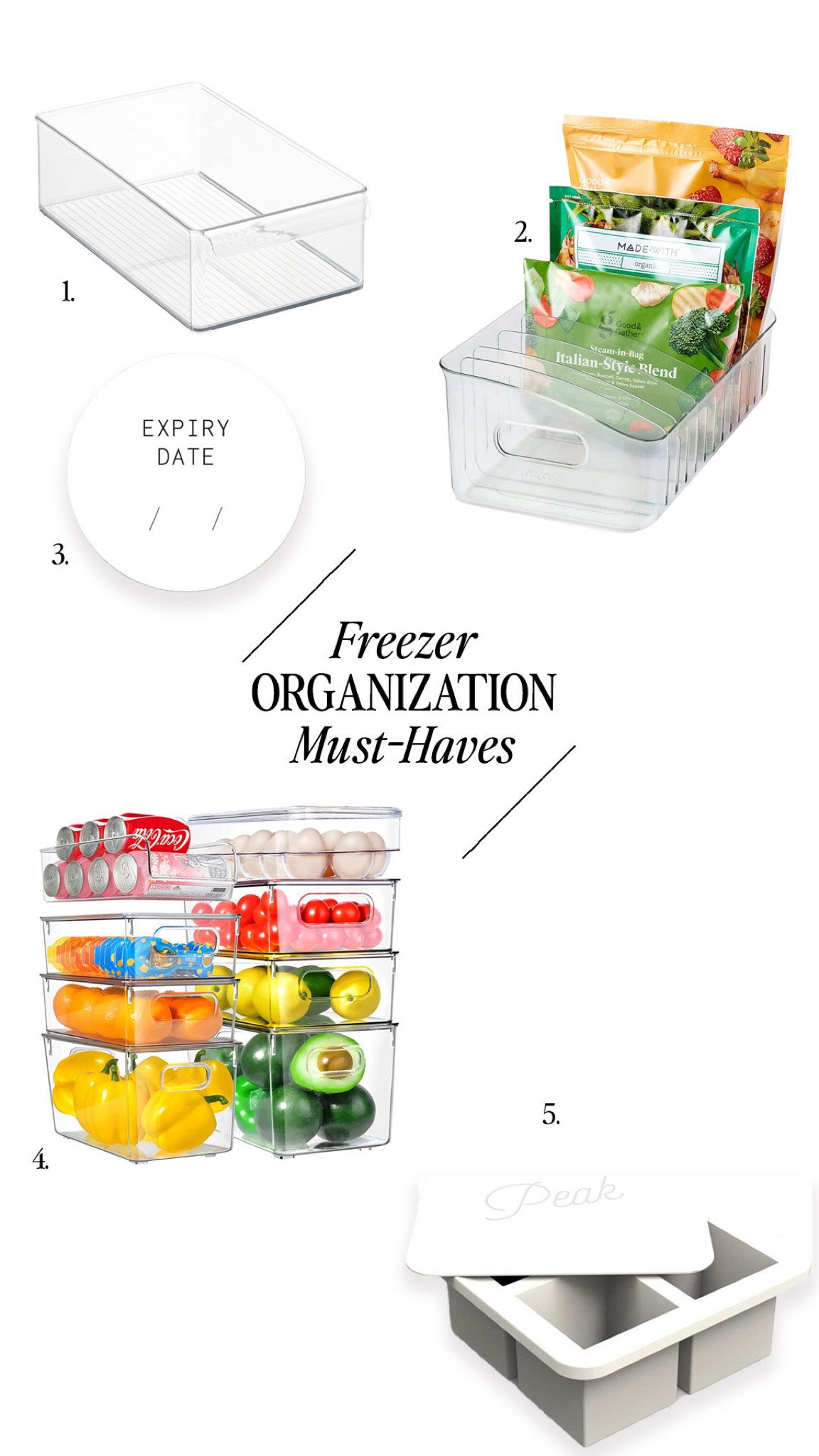 Freezer Organization Must-Haves 🤍

#LTKfamily #LTKstyletip #LTKhome