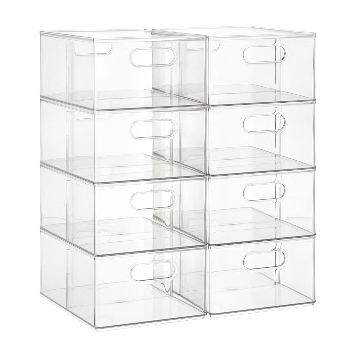 Case of 8 T.H.E. Divided All-Purpose Bin | The Container Store