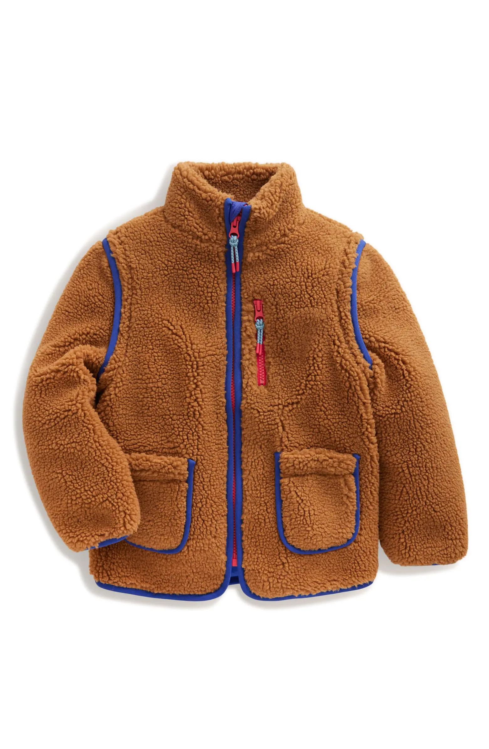Kids' High Pile Fleece 2-in-1 Jacket | Nordstrom