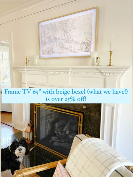 Frame TV 65” with beige bezel (same bezel we have!) is over 25% off for Amazon Prime day!! We love this TV so much we have one in our living room and one in our bedroom!

Black Friday early deal holiday shopping gift guide 

#LTKHoliday #LTKhome #LTKsalealert