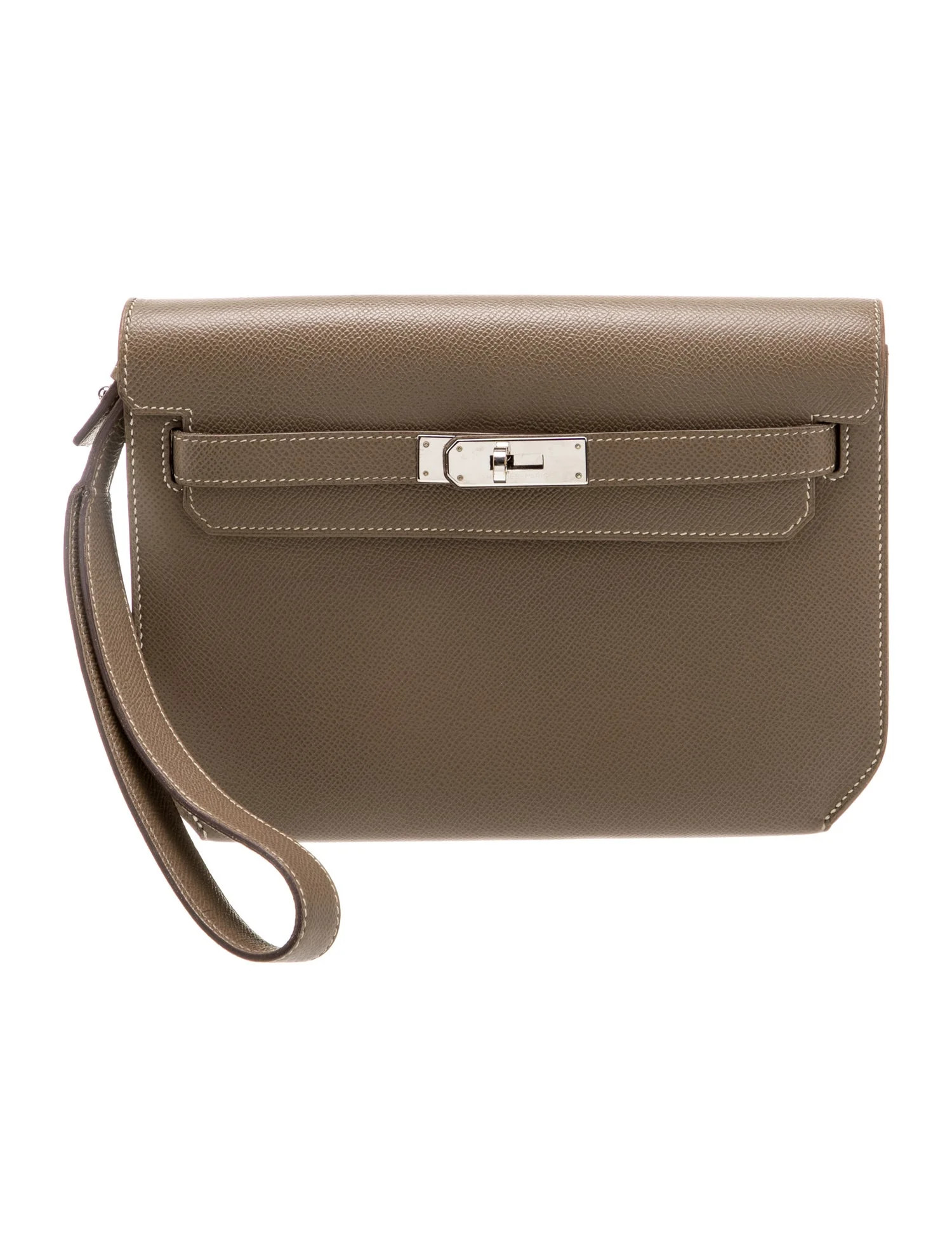 Epsom Pochette Kelly Dépêches 25 | The RealReal