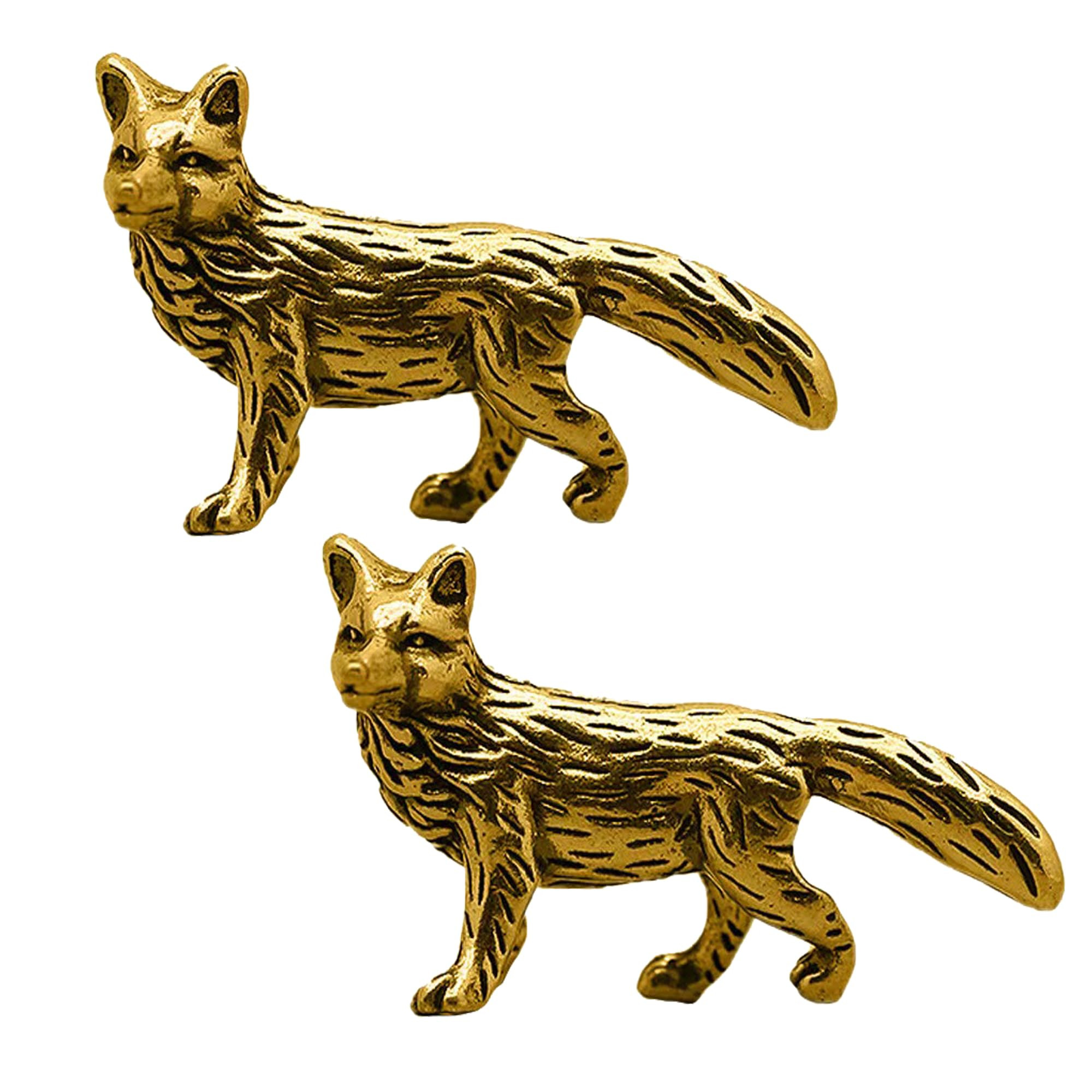Brass Statues Small Brass Metal Statue Ornament Animal Figurines Home Office Decor Metal Desktop ... | Amazon (US)