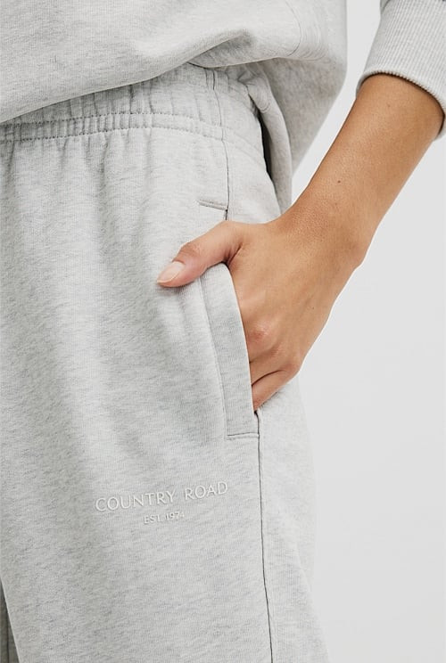 Australian Cotton Cuffed Track Pant | Country Road