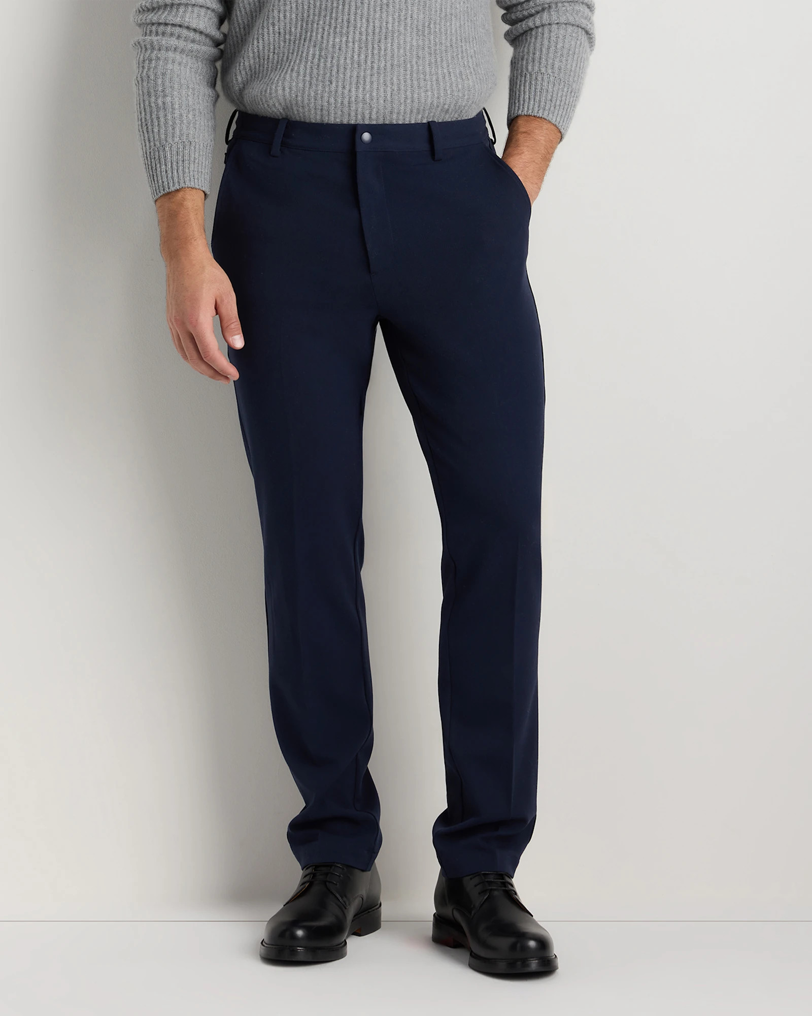 Quince | Men's Ultra-Stretch 24/7 Smart Chino in Black, Size 38X30, 100% Polyester | Quince