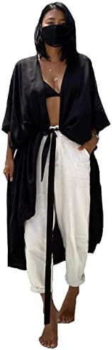 Women's Fashion Geometry Print Cover ups Tunic Kimono Cardigan Shawl | Amazon (US)