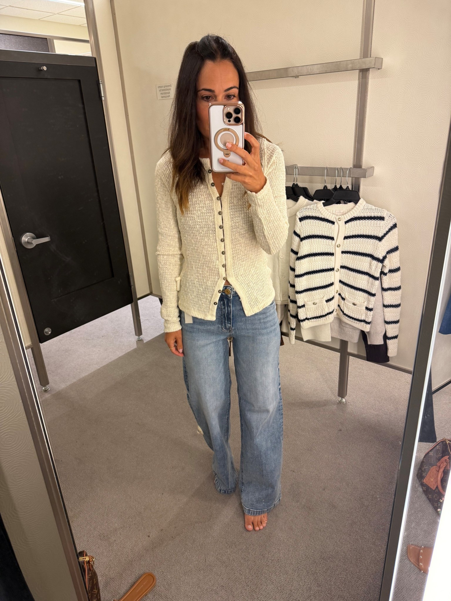 Nordstrom anniversary try on. Free people cardigan top and kut from the kloth wide leg jeans

#LTKSaleAlert #LTKStyleTip #LTKFindsUnder100