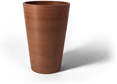 Algreen Products Valencia Round Planter Pot, 12.25 by 18-Inch, Textured Terra Cotta | Amazon (CA)