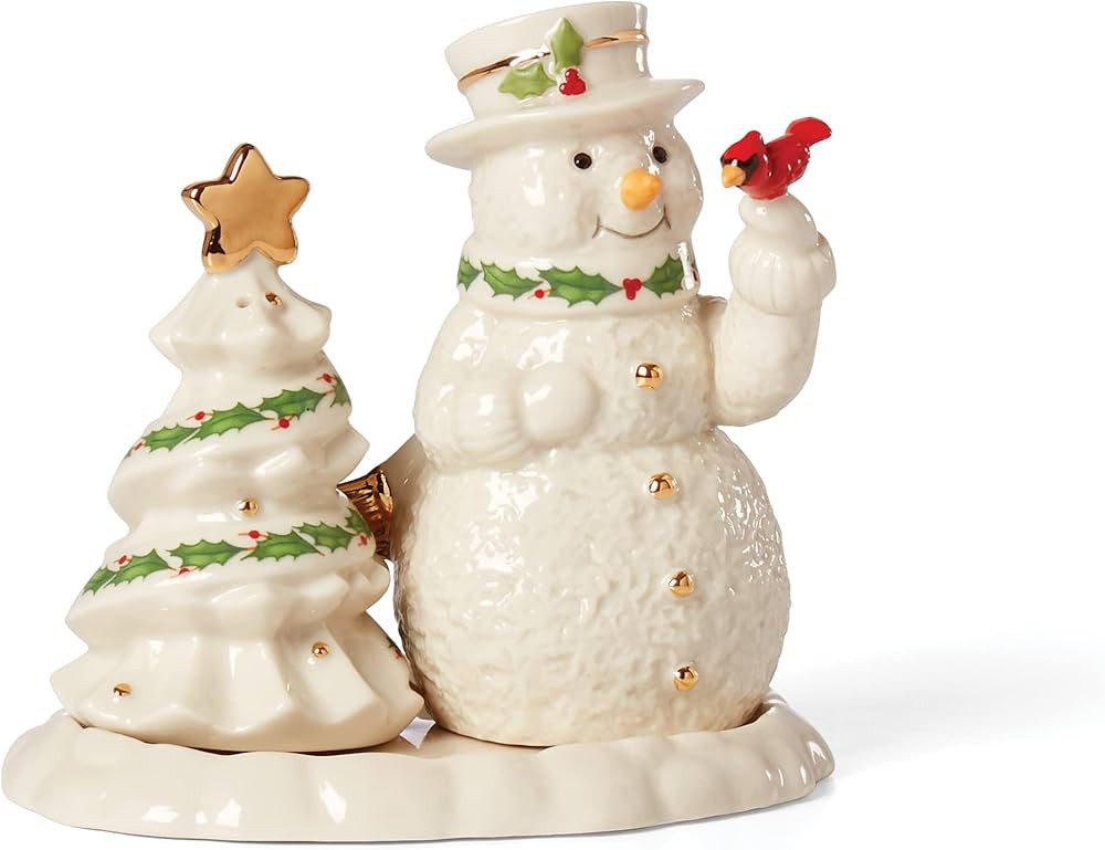 Lenox 892958 Snowman Salt & Pepper, 0.7, Ivory | Amazon (US)