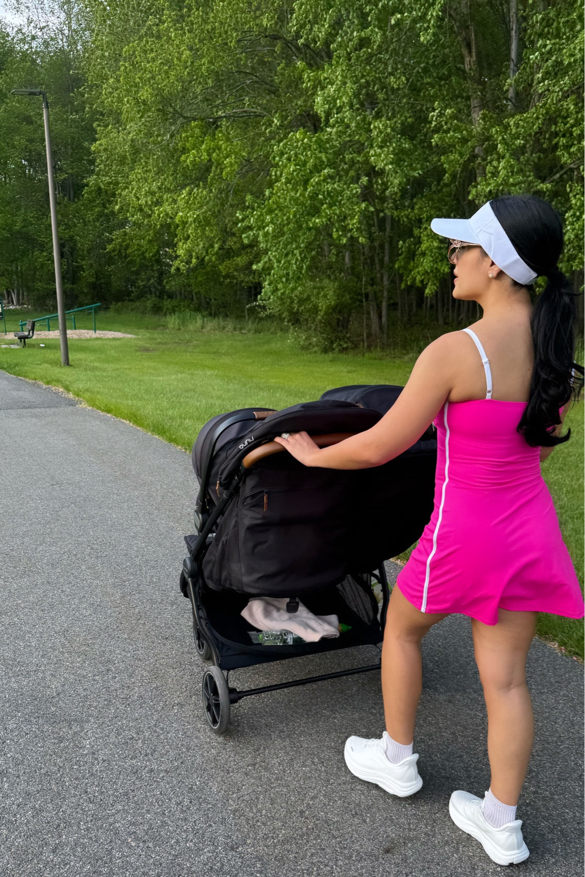 Trying my best to stay active in postpartum ~ both to support my mental health and weight loss journey. It’s really hard not fitting into my clothing yet. I was back to my pre-baby clothing within 4 weeks of having my first child. This second time around, at 7 weeks PP, the weight is just stagnant. I know other moms can relate    

#LTKstorytime #LTKmomlife #LTKActive