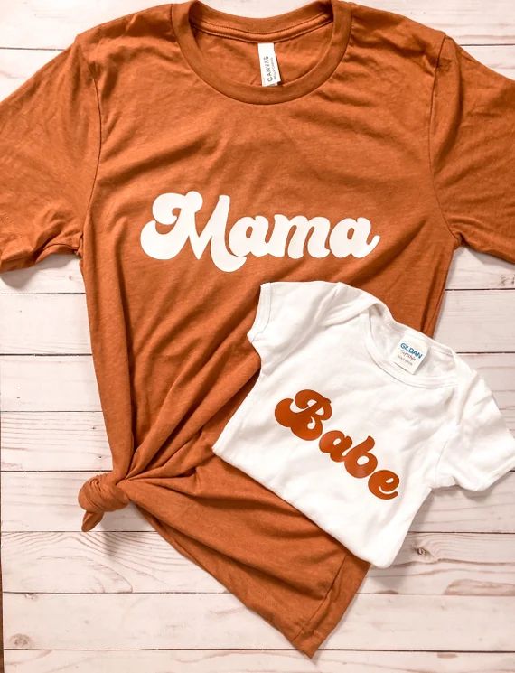 Mama + Babe Retro Set | Etsy (US)