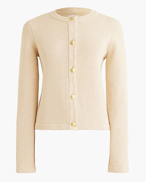 Cotton lady jacket cardigan sweater | J.Crew Factory