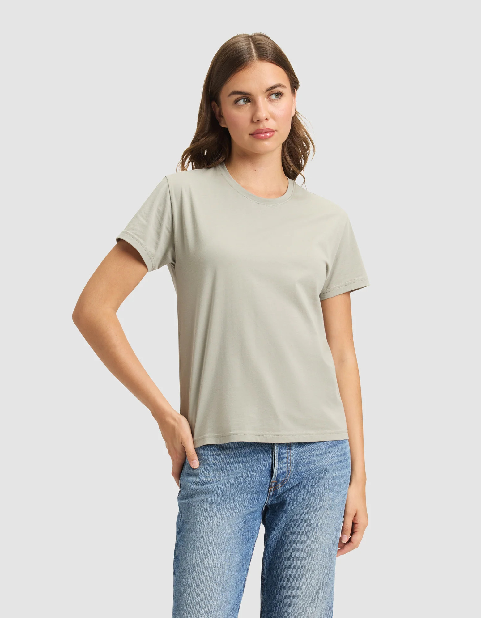 Women's Easy T-Shirt in Palm (Size: Small) - Cozy Earth | Cozy Earth