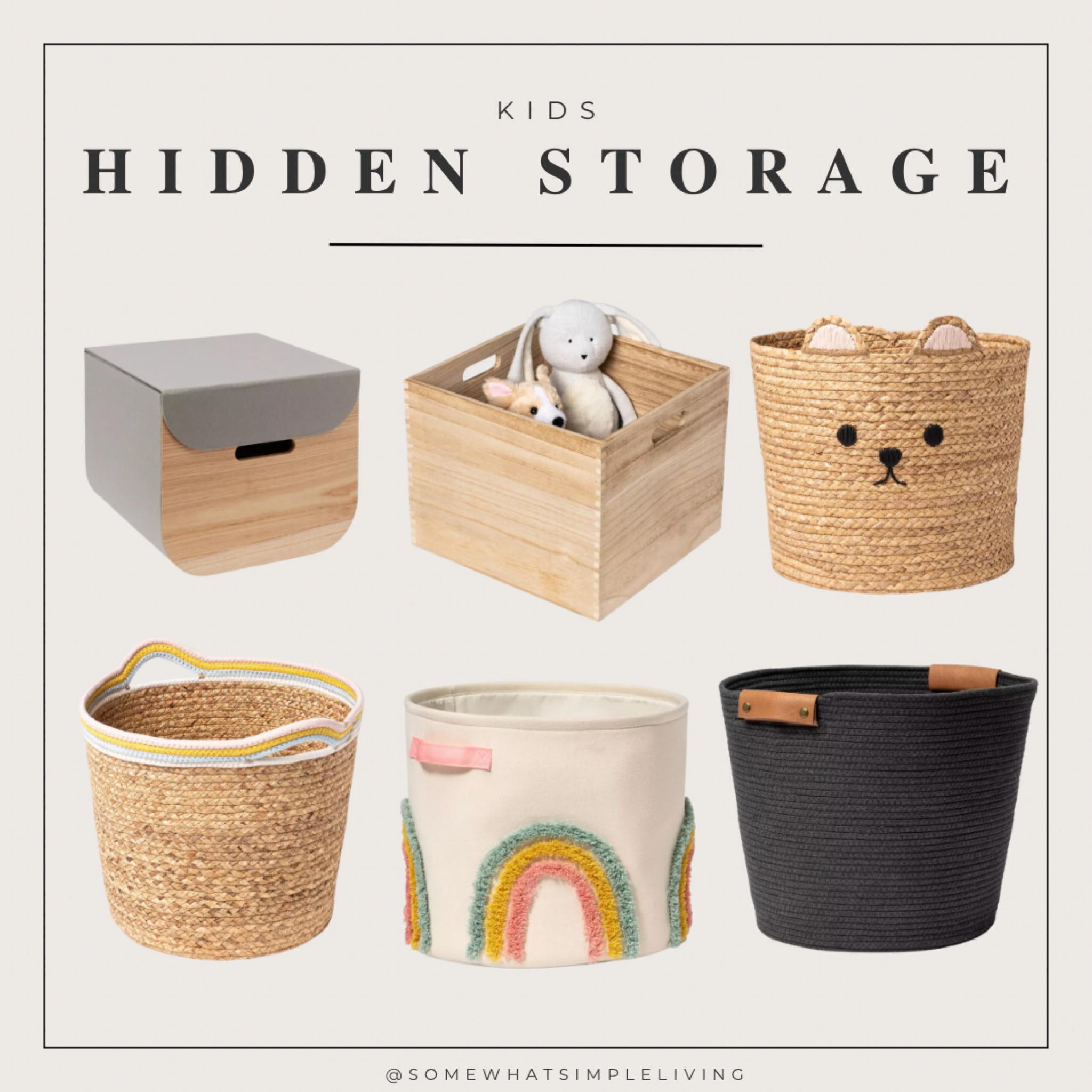 Hide the clutter in your kids spaces with these favorite baskets and bins! 

#LTKkids #LTKfamily #LTKhome