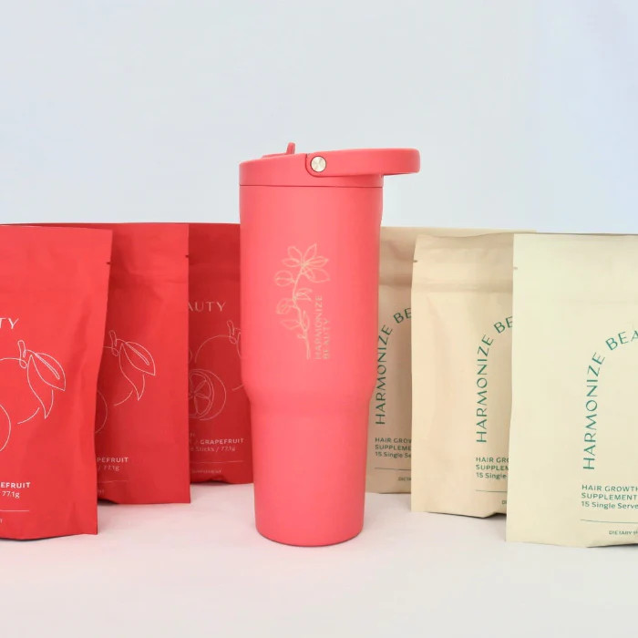 Hair Goals Supplement Bundle + Free Hydrojug | Harmonize Beauty