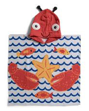 Kids Lobster Towel Poncho | TJ Maxx