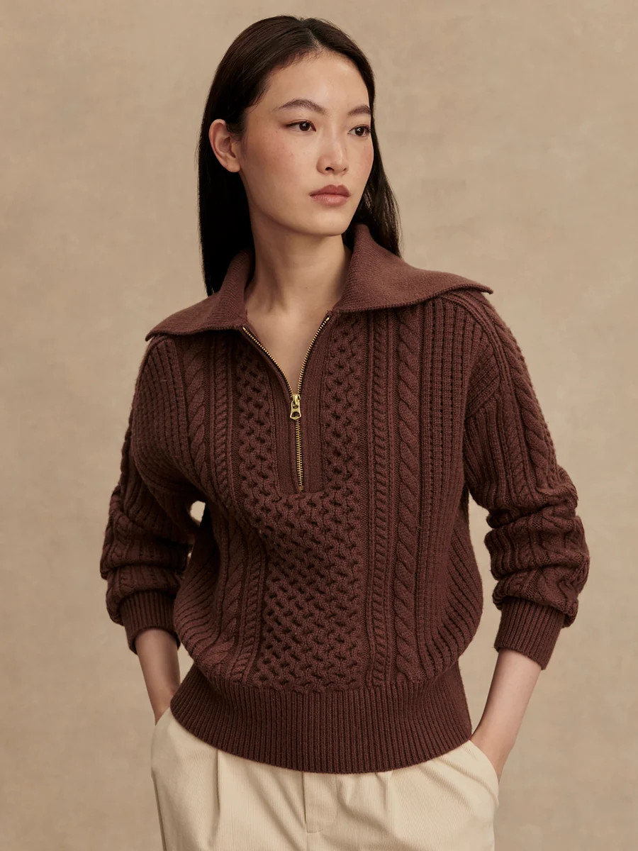 Camello Cable Half Zip 2.0 | Varley US | Varley US