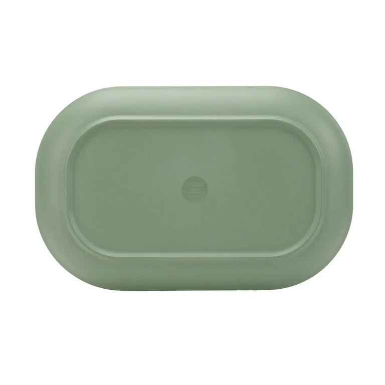 Better Homes and Gardens Bamboo Melamine Floral Serve Tray | Walmart (US)