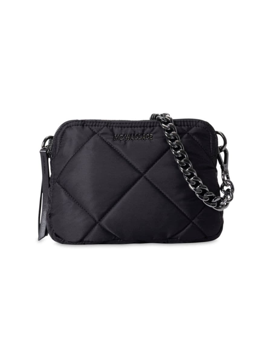 MZ Wallace Small Bowery Quilted Crossbody Bag | Saks Fifth Avenue