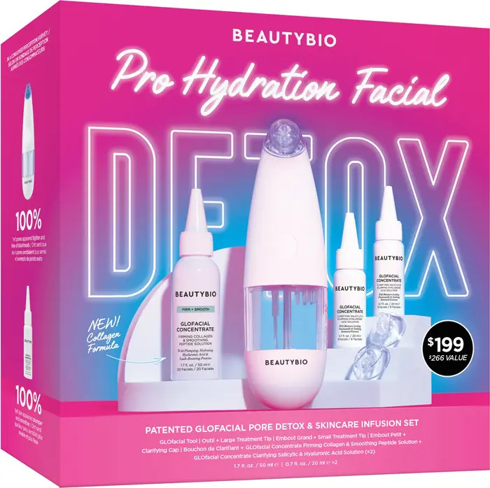 BeautyBio Pro Hydration Facial Detox & Skin Care Infusion Set (Limited Edition) $266 Value | Nord... | Nordstrom