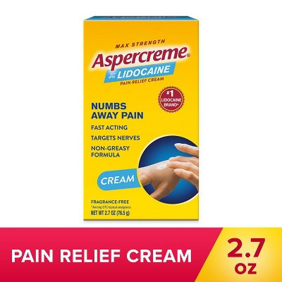 Aspercreme Lidocaine Pain Relieving Creme - 2.7oz | Target