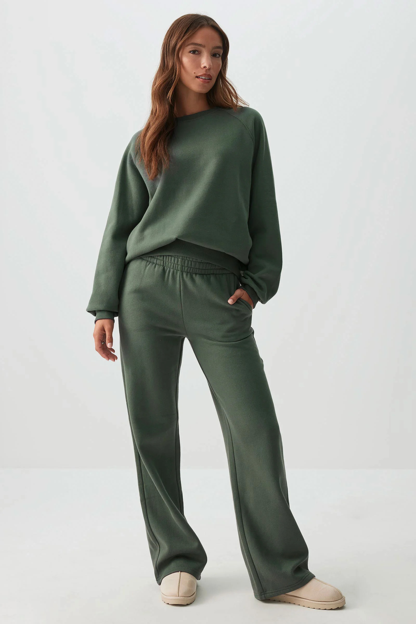 MADESOFT Fleece Straight Leg Sweatpants | Ardene