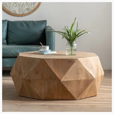 Solid Wood Top Single Coffee Table | Wayfair North America