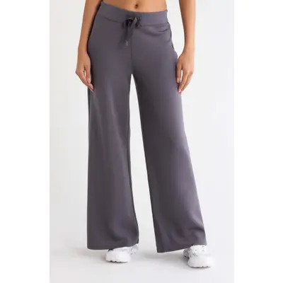 SPANX® AirEssentials Wide Leg Pants in Very Black at Nordstrom, Size Large P | Nordstrom