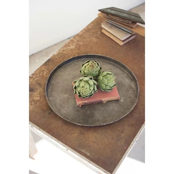 Grasmere Round Galvanized Tray (Set of 4) | Wayfair North America