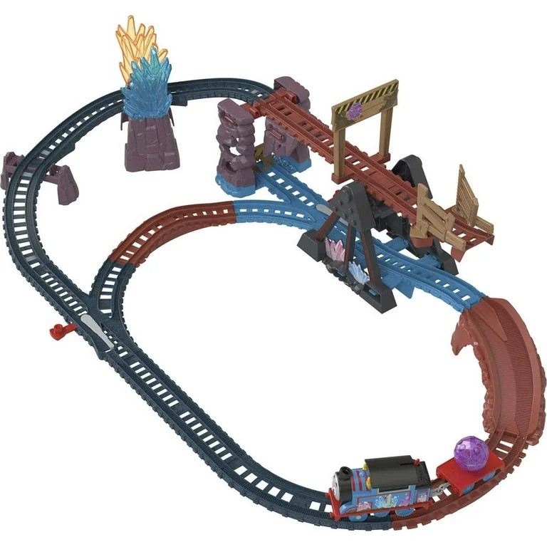 Thomas & Friends Crystal Caves Adventure Set with Motorized Thomas Train & 8 Ft of Track - Walmar... | Walmart (US)