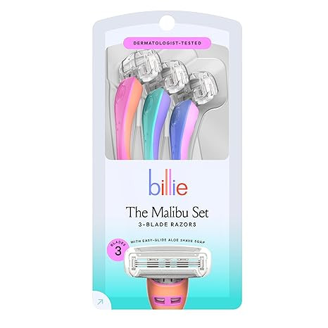 Billie Disposable Razors for Women - The Malibu Set | Amazon (US)