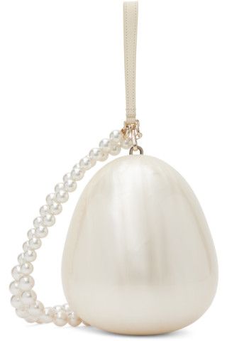 Off-White Pearl Egg Bag | SSENSE