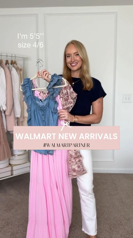Partnering with Walmart to share some cute new arrivals for summer! Everything is under $50 and I’m wearing a size small 

#walmartpartner #walmartfashion @walmartfashion summer dresses // chambray top // country concert outfit 

#LTKSeasonal #LTKFindsUnder50