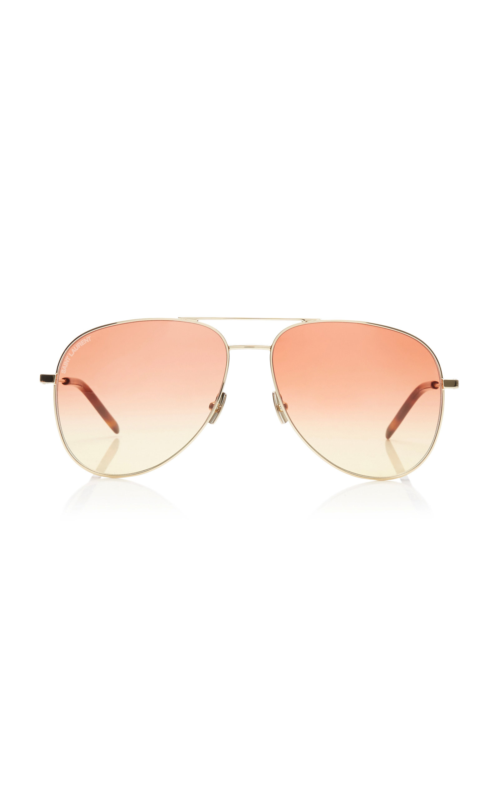 Classic Aviator-Frame Metal Sunglasses | Moda Operandi (Global)