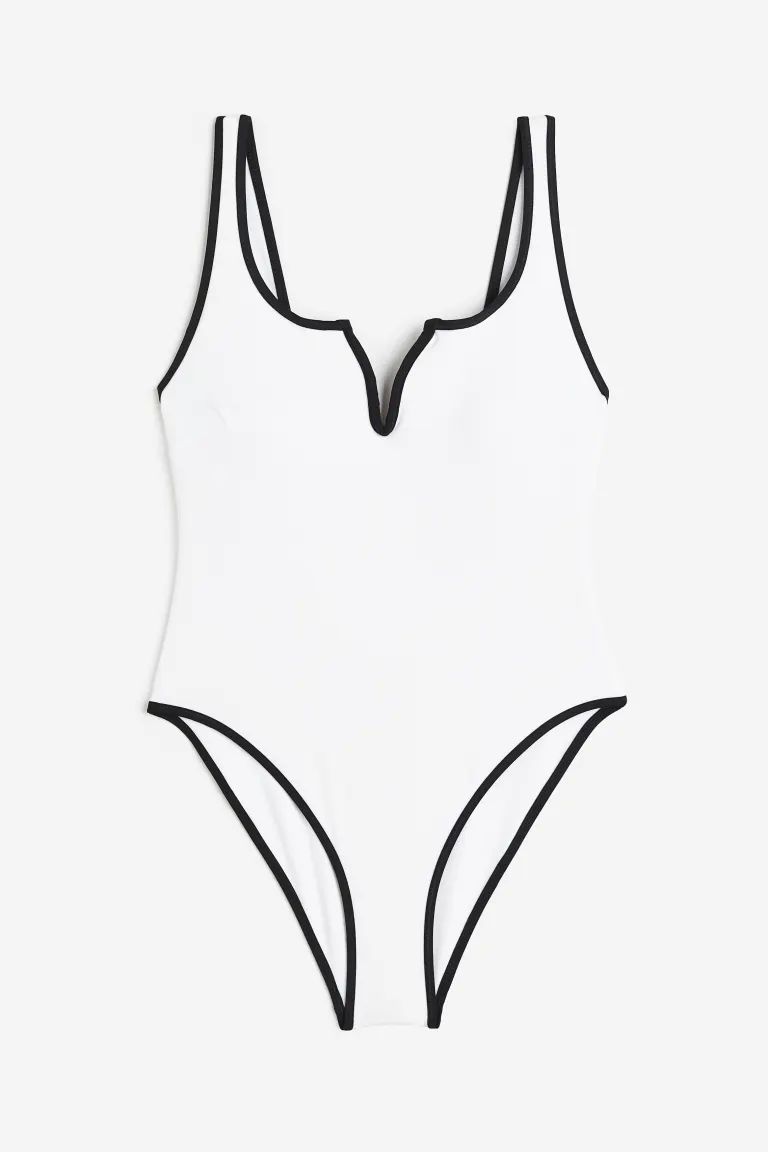 High Leg Swimsuit | H&M (US)