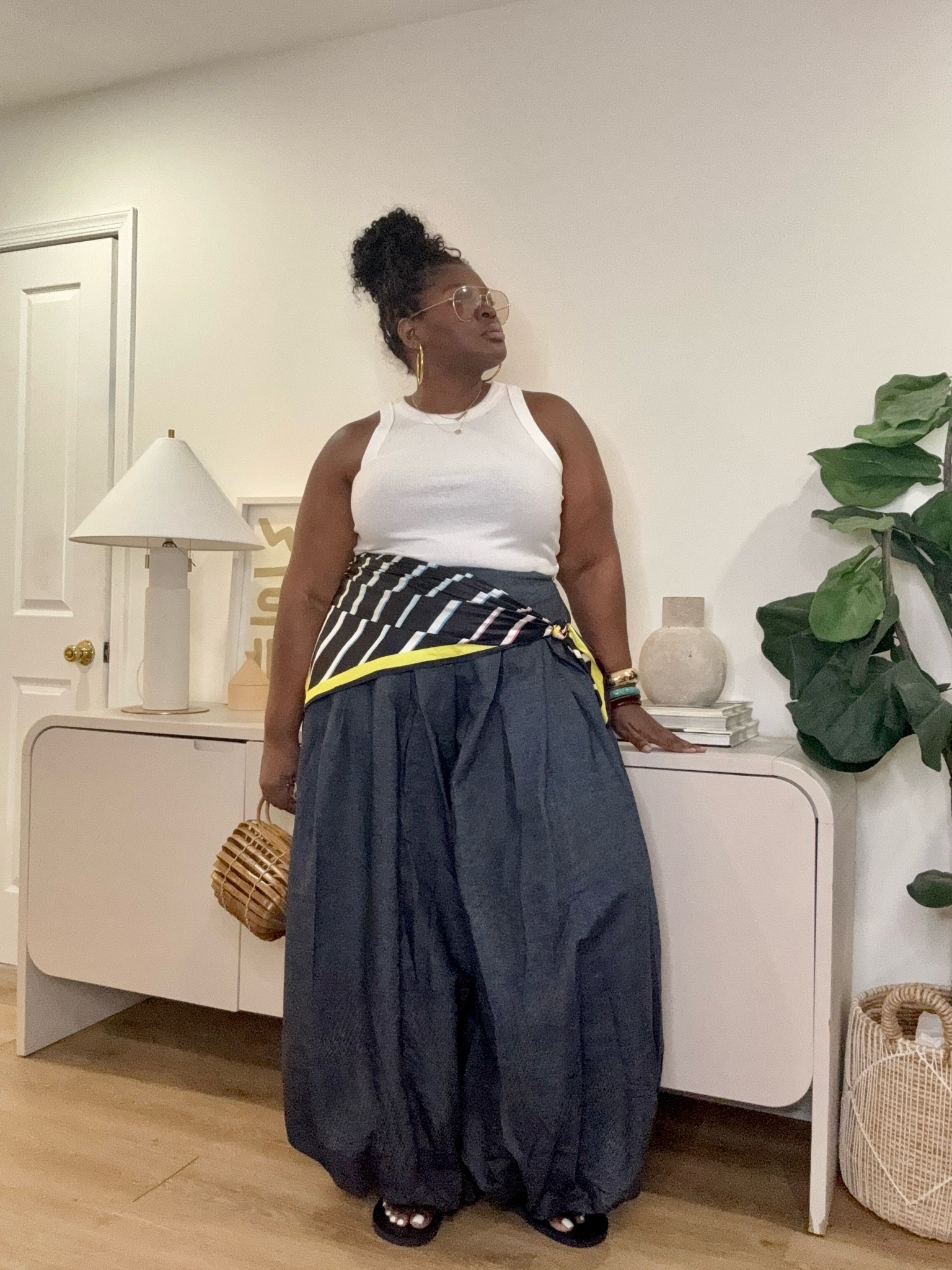 Looking for comfortable yet stylish outfit ideas? This wide leg pants outfit combines a simple tank top with a statement silhouette for an effortless chic look. Perfect for summer outfits, casual fashion, travel style, and everyday wardrobe inspiration. wide leg pants outfit, plus size fashion, summer outfit ideas, casual chic outfit, everyday style, comfortable outfits, minimalist fashion, capsule wardrobe, elevated casual style, trendy pants outfit

#LTKootd #LTKSeasonal #LTKMidsize