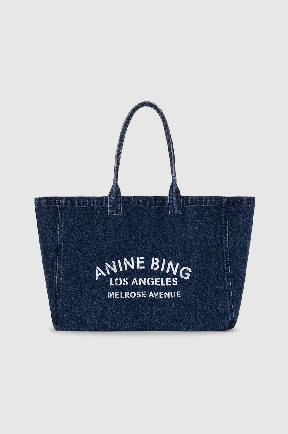 Leo Denim Tote - Ink Blue | Anine Bing