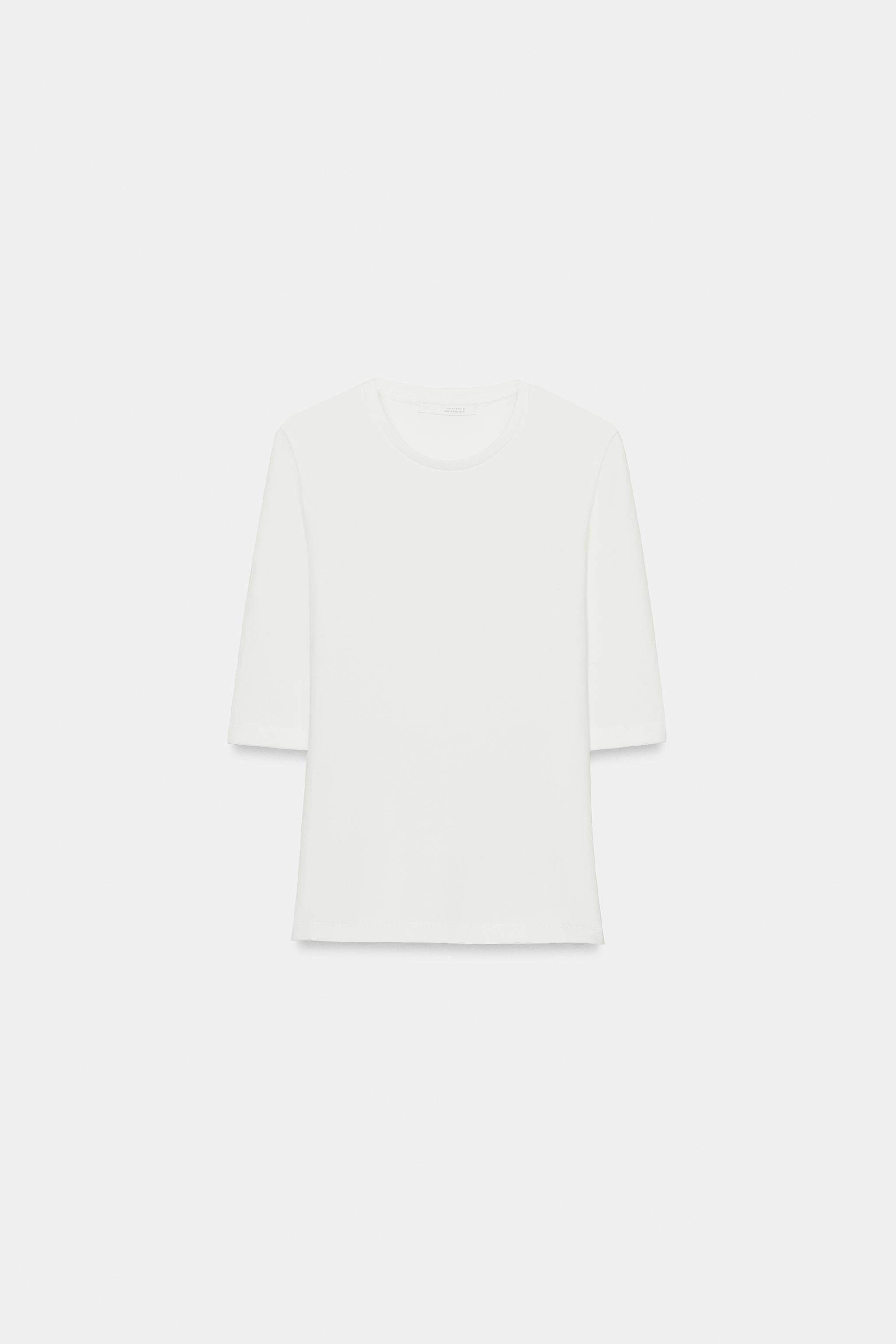 ELBOW-SLEEVE T-SHIRT | Zara UK