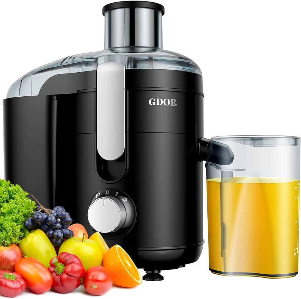 Juicer with Titanium Enhanced Cut Disc, GDOR Dual Speeds Centrifugal Extractor Machines with 2.5"... | Amazon (US)