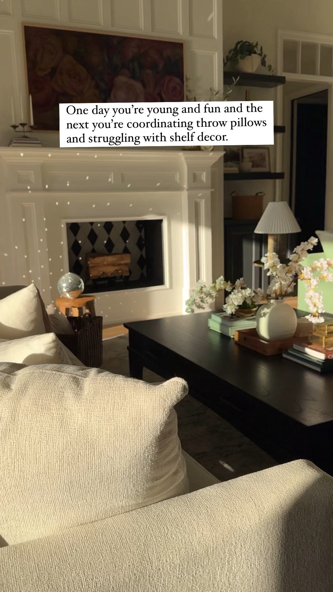 Coffee table is unfortunately discontinued from Arhaus. 😥 Fireplace tile is from The Tile Shop. 

Let me know if you have any questions! 

Family room couch, sofa, coffee table, shelf styling, home decor, coffee table styling, faux florals, spring florals, throw pillow, decor pillow 

#LTKVideo #LTKhome