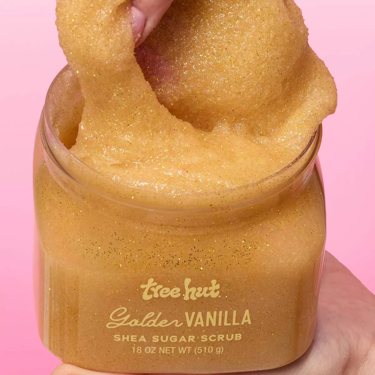 Tree Hut Body Scrub - Golden Vanilla - 18oz: Paraben-Free, Sulfate-Free, Vegan, Suitable for Norm... | Target