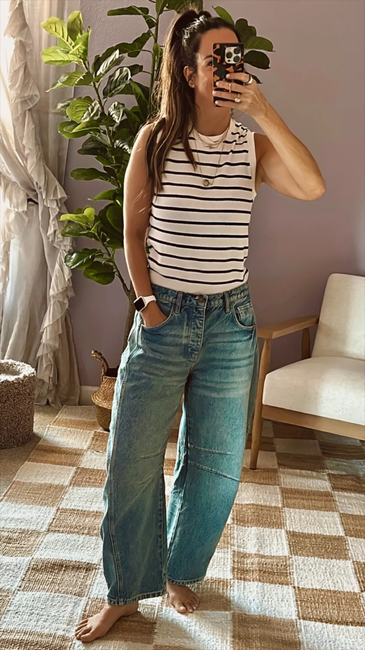 Lucky You Mid-Rise Barrel Jeans curated on LTK